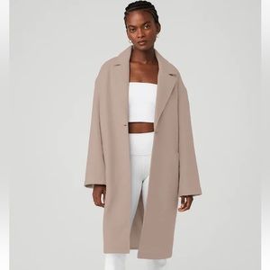 Alo beige blazer coat